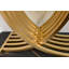 Console d'appoint, pieds d'entrée en métal entrelacés de luxe, mobilier d'entrée haut de gamme