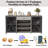 70.9" Bar Cabinet With Fridge Space-123014986