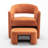 Kyah Upholstered Barrel Chair With Ottoman-1755270619