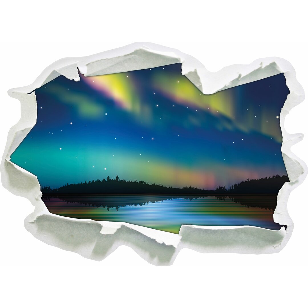 Wandtattoo Polarlichter in Alaska