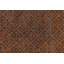 Tapis brun en coton tissé à plat à la main à motif géométrique Pepinn-562415993