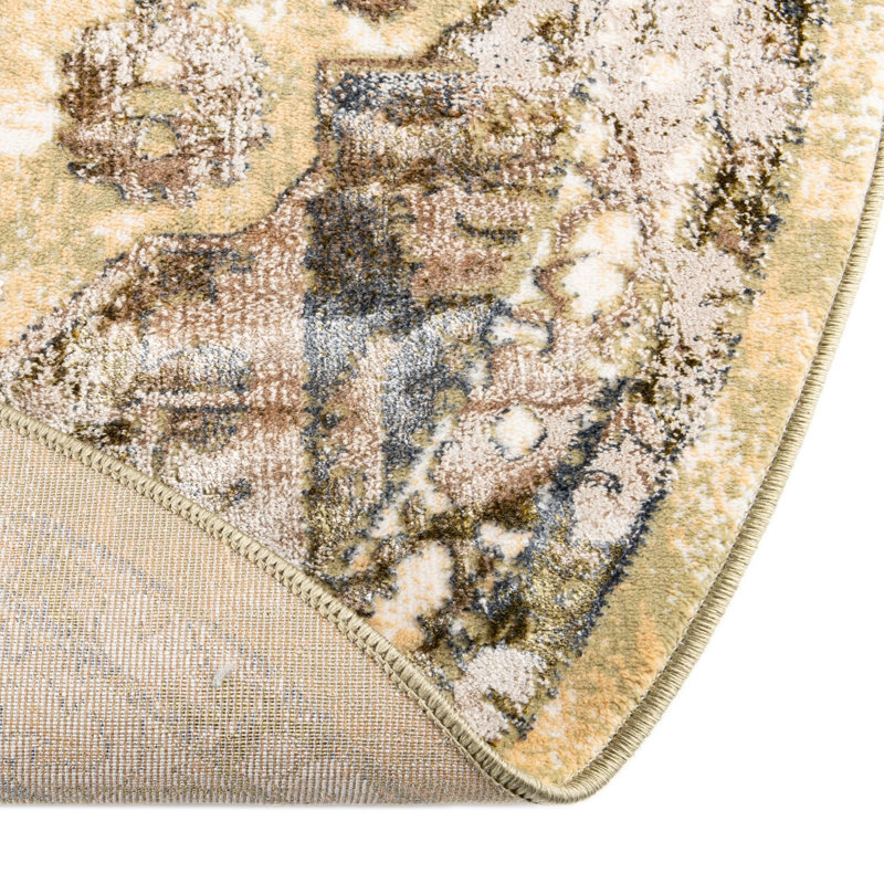 Alamo Floral Indoor Rug, Oval 7'10" x 10'