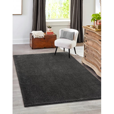 Pallvi Solid Colour Machine -made Area Rug