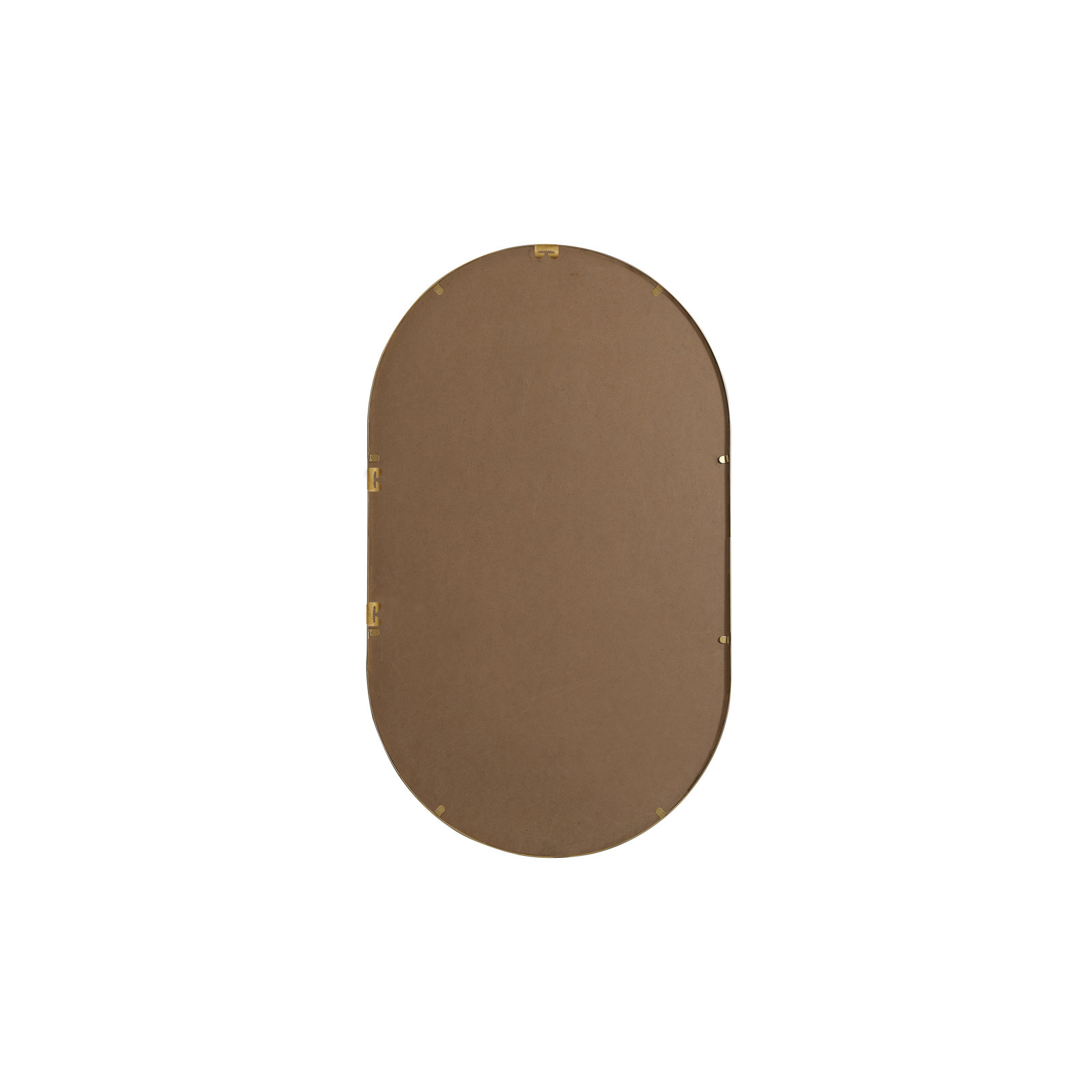 Sabine Metal Pill Wall Mirror, Brass, 40" x 24"