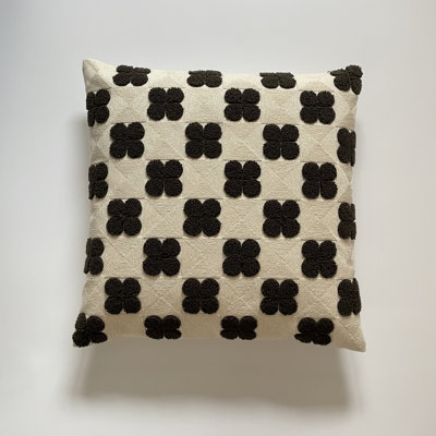 Romantic Chic Floral Throw Pillow