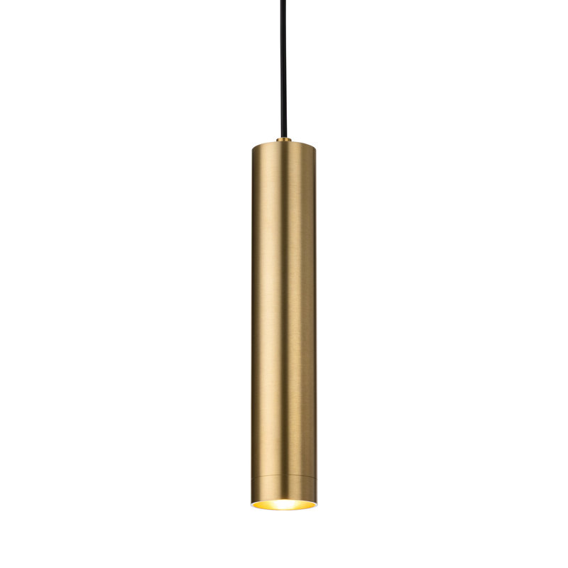 1 - Light Kitchen Island Pendant, Satin Brass