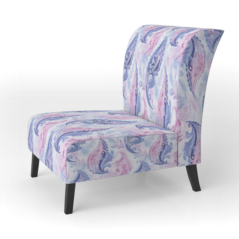 Fauteuil de chambre Modern - Paisley Harmony, Pantoufle sans accoudoirs