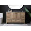 Meuble-lavabo simple avec plateau en marbre Soma-283359746