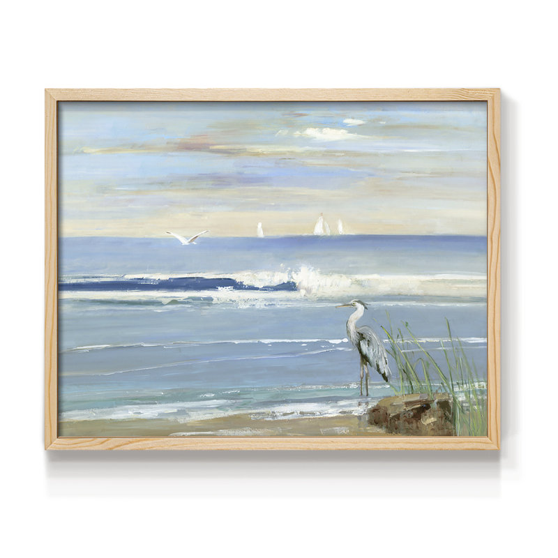 Sunrise Bay - Impression encadrée - Restickable, H 8 po x l 10 po, Naturel