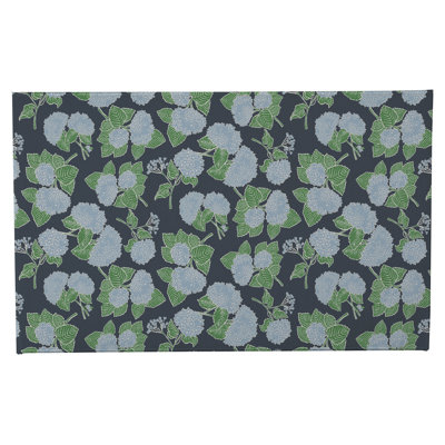 Hydrangea Non-Skid Bath Mat