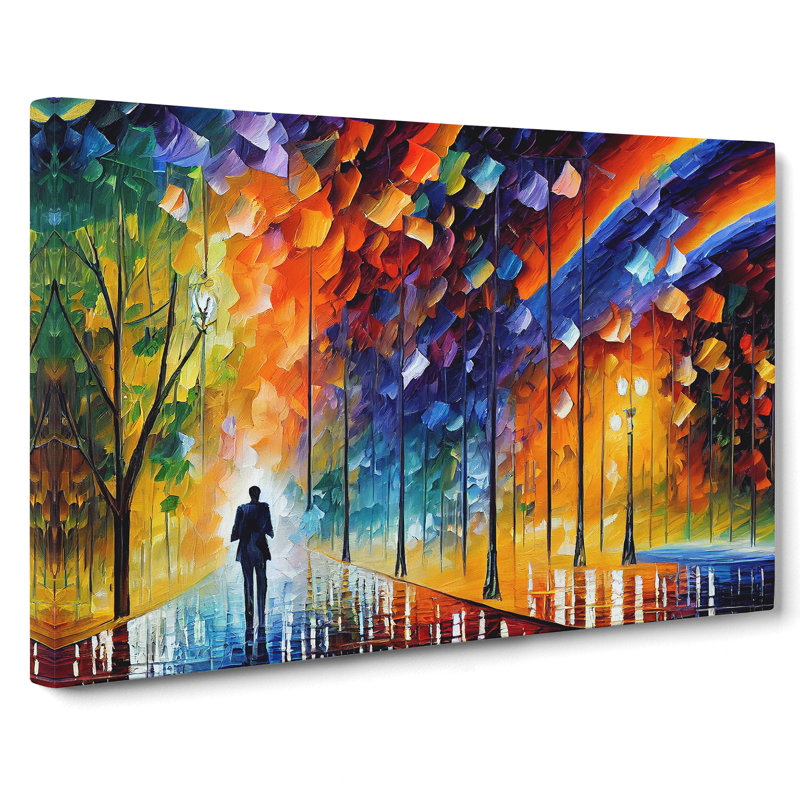 Alone By The Trees - Wrapped Canvas, 35cm H x 50cm W x 3cm D