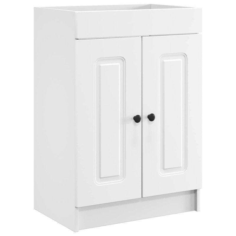 56cm Bathroom Vanity Base Only, White