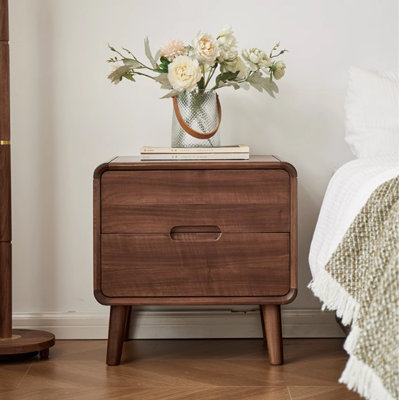 Two Drawer Bedroom Storage Cabinet Simple Modern