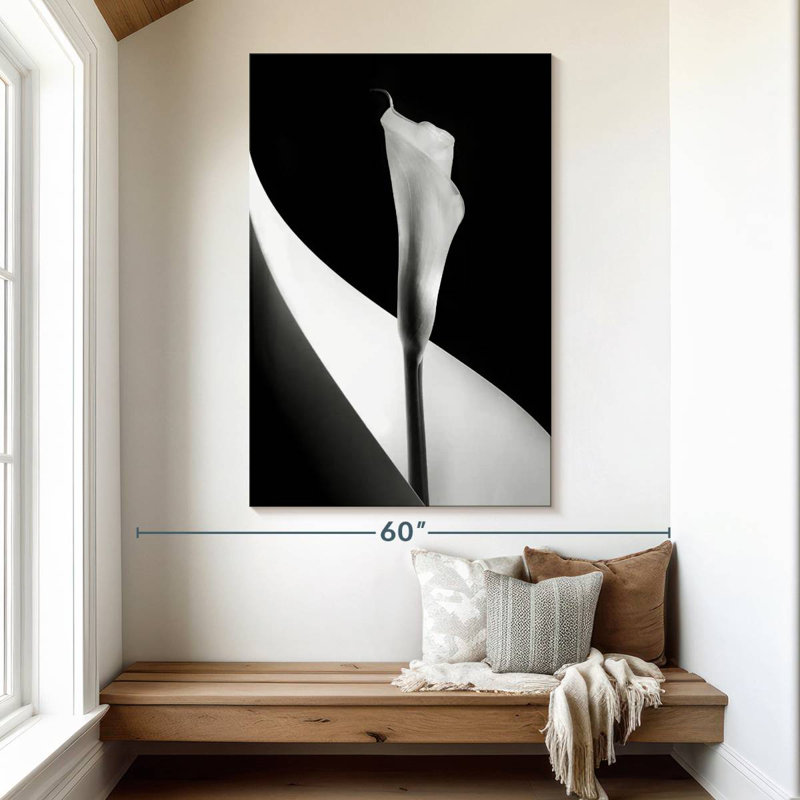 Harnek BW Calla Lily, H 51 po x l 34 po
