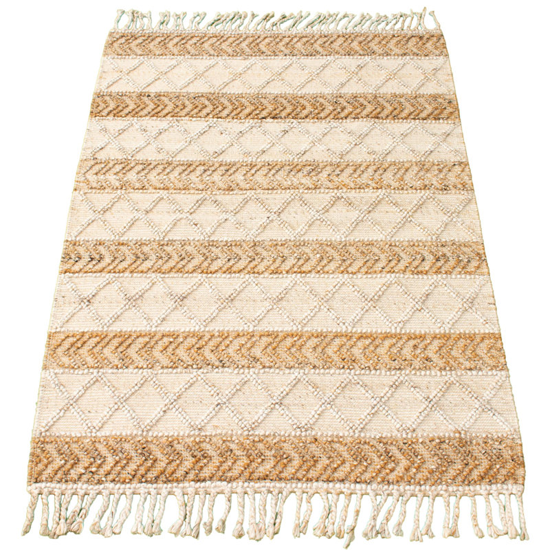 Wool Geometric Indoor Rug