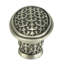YACHT CLUB OVAL KNOB IN ANTIQUE NICKEL PLATE