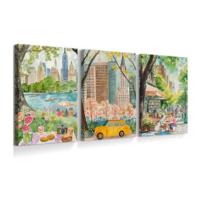 3 Piece Wrapped Canvas Print