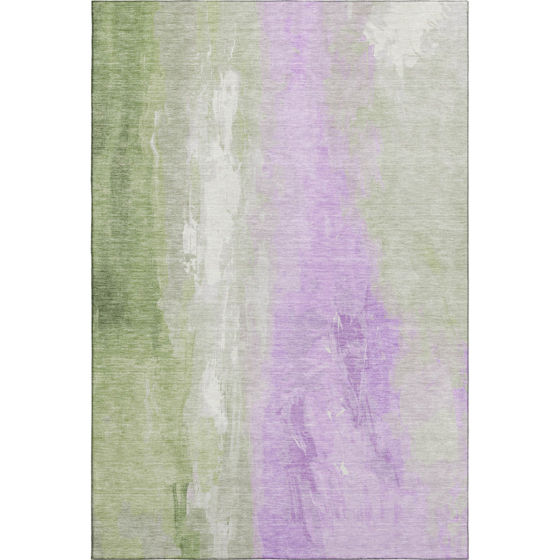 Premium Machine Washable Giacchetto AMF1844 Abstract Rug, Rectangle 5' x 7'6"