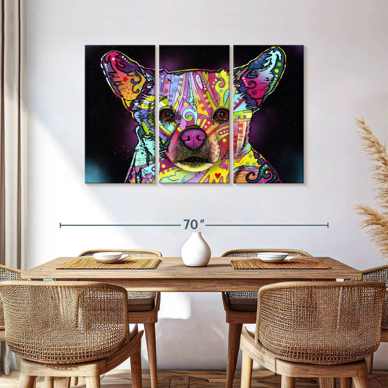 Brampt Cheemix, 36" H x 57" W