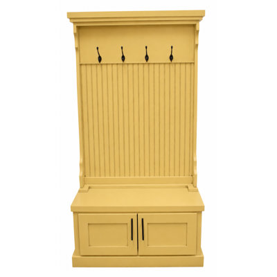 Brandley Hall Tree 37.5'' Wide with Bench and Shoe Storage