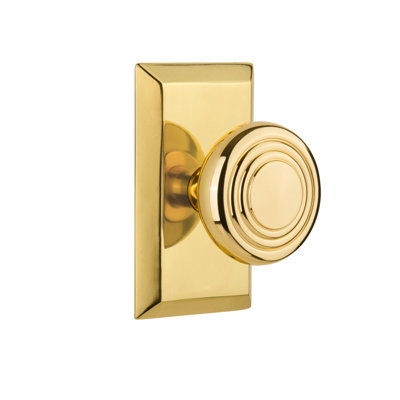 Studio Plate with Deco Door Knob