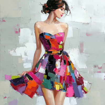«Radiance in Color IV», art mural sur toile tendue