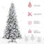Arbre de Noël artificiel avec 616 branches de cèdre réalistes