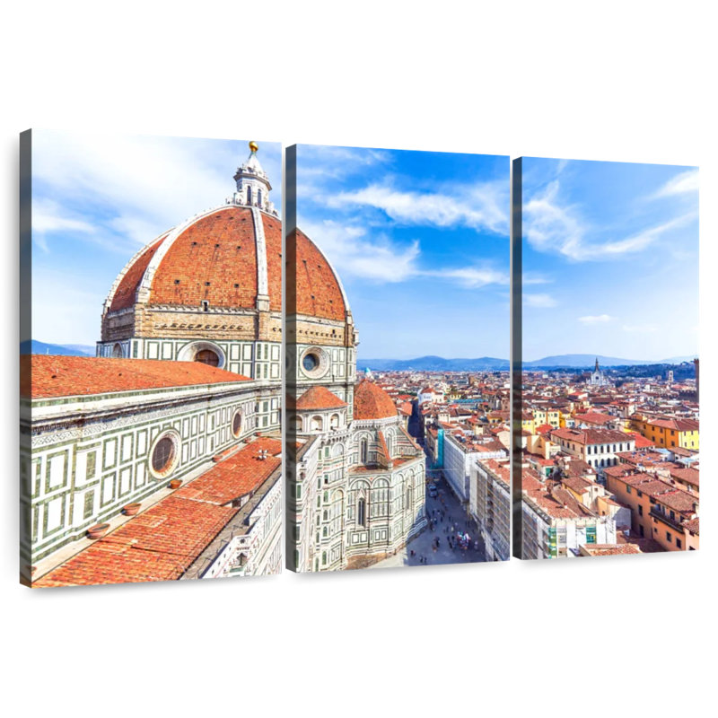 Florence Cathedral Skyline, 20" H x 33" W
