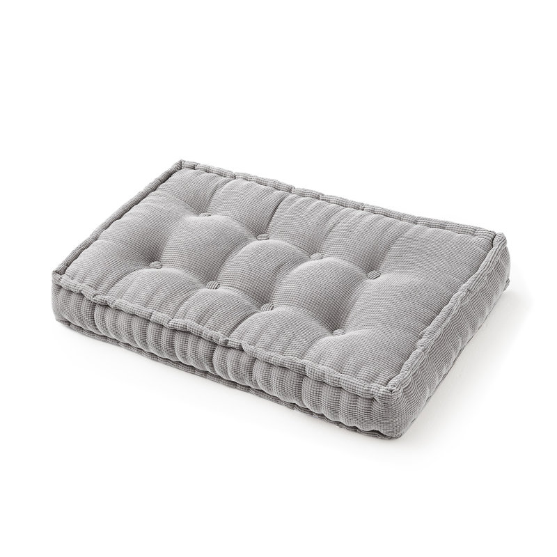 Coussin de sol Rainha, gris