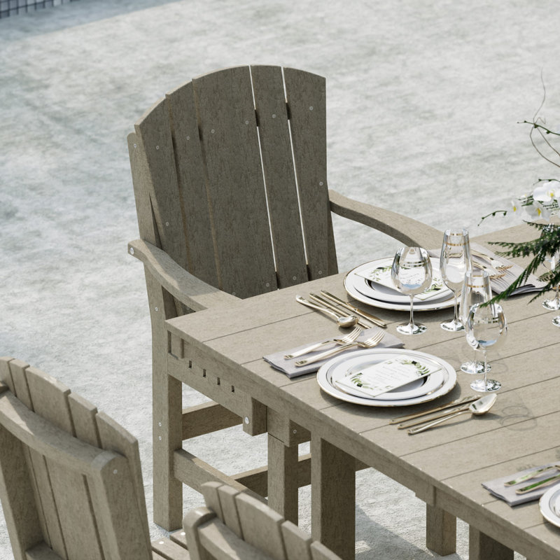 Heritage Dining Set, Weathered Wood, 7-Piece