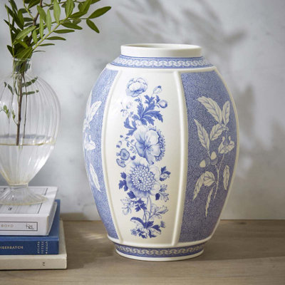 10" Vase, British Flowers