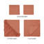 Ensemble de draps en satin de coton peigné de qualité supérieure à densité du tissage de 300 fils-408824360-408824365