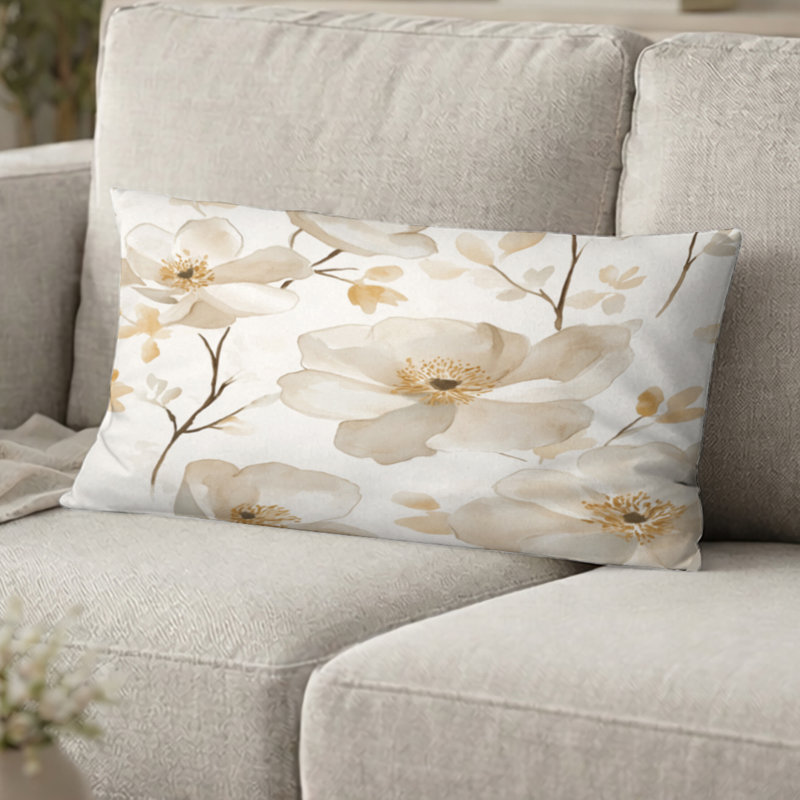 Coussin décoratif French Country, H 12 po x l 20 po