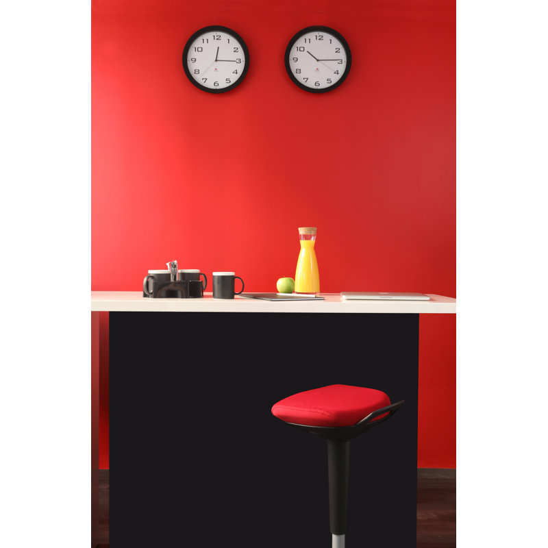 Medium Black and White Quartz Silent Wall Clock