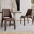 Fully Assembled Saddle Leather Dining Chair-153238124