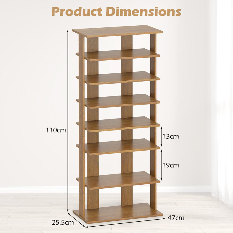 14 Pair Shoe Rack