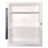  Adaja 16'' W 22'' H Wall Mounted, Rectangular, Frameless Medicine Cabinet Mirror with 2 Fixed Shelves For Bathroom-76630356-76630359