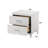 White Finish Nightstand