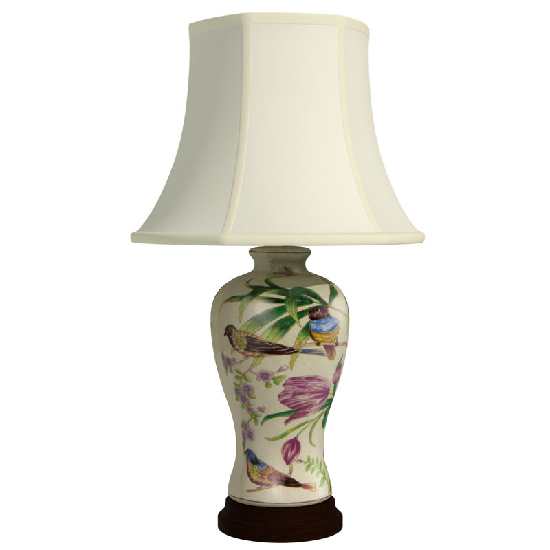 Floral  24.5" Table Lamp