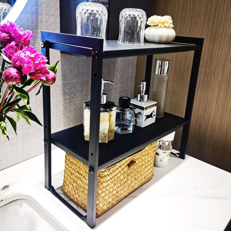 2 Tier Expandable Cabinet Shelf Organizer