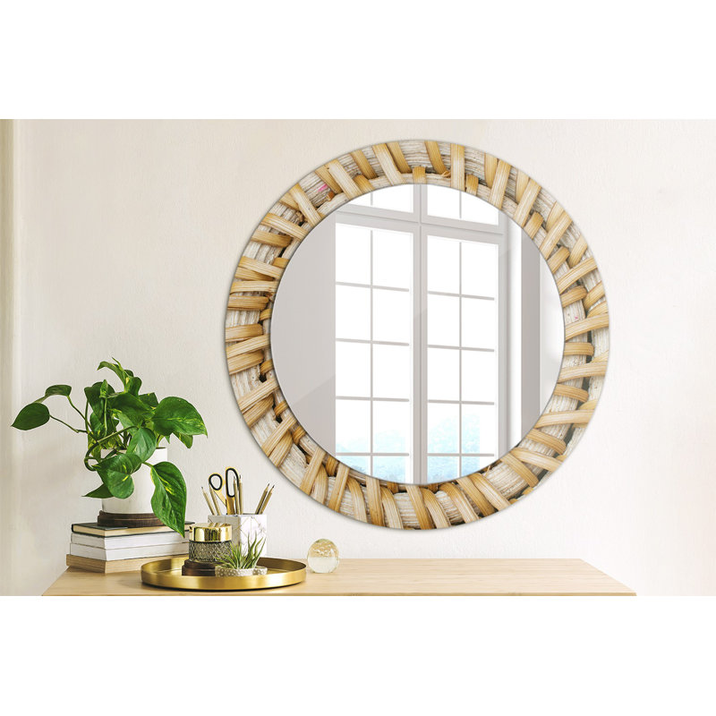 Huldar Glass Flat Wall Mirror