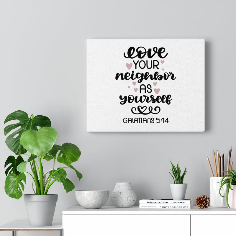 Your Neighbor - Wrapped Canvas Print, 30cm H x 41cm W