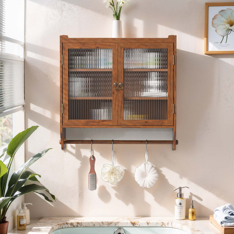 Armoire murale 24,8 po, Brun
