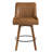Extra-Wide 360° Swivel Bar Stool With Pocket Spring Seat & Solid Wood Base-1031658704