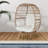 Patio Chairs with 4 Thicken CushionsOversized Lounge Chairs