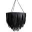 Large Leather Fringe Flushmount Chandelier-96123423