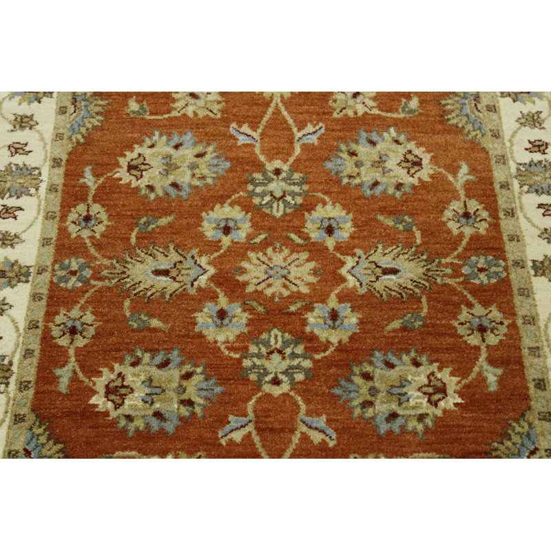 Tapis unique rouille Raysen 3.0x5.0