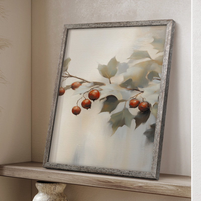 Art des Fêtes de Noël - Série 2 - CECI, reproduction encadrée - bois massif, H 11 po x l 9 po