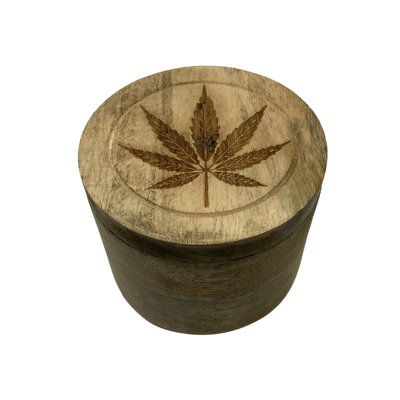 Boîte recouverte de cannabique naturel