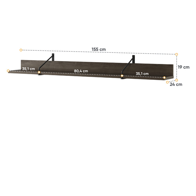 Caldina Floating Shelf